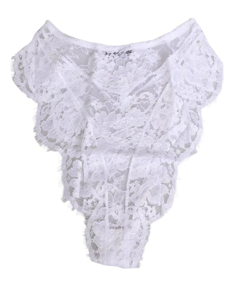 Dolce & Gabbana Cheeky Pantie in white, Viscose