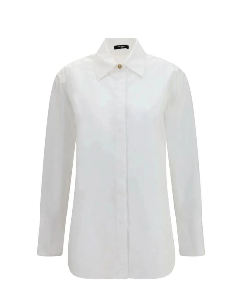 Balmain Dress Shirt in white, Cotton