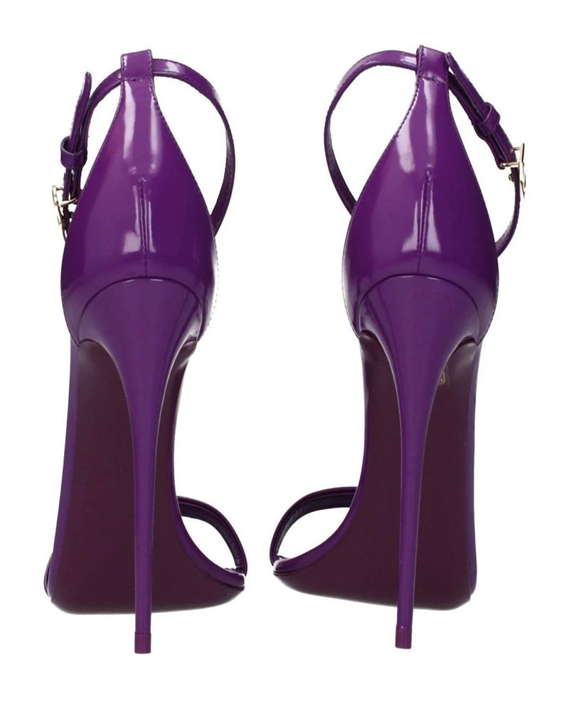 Dolce & Gabbana Purple Stiletto Sandals 