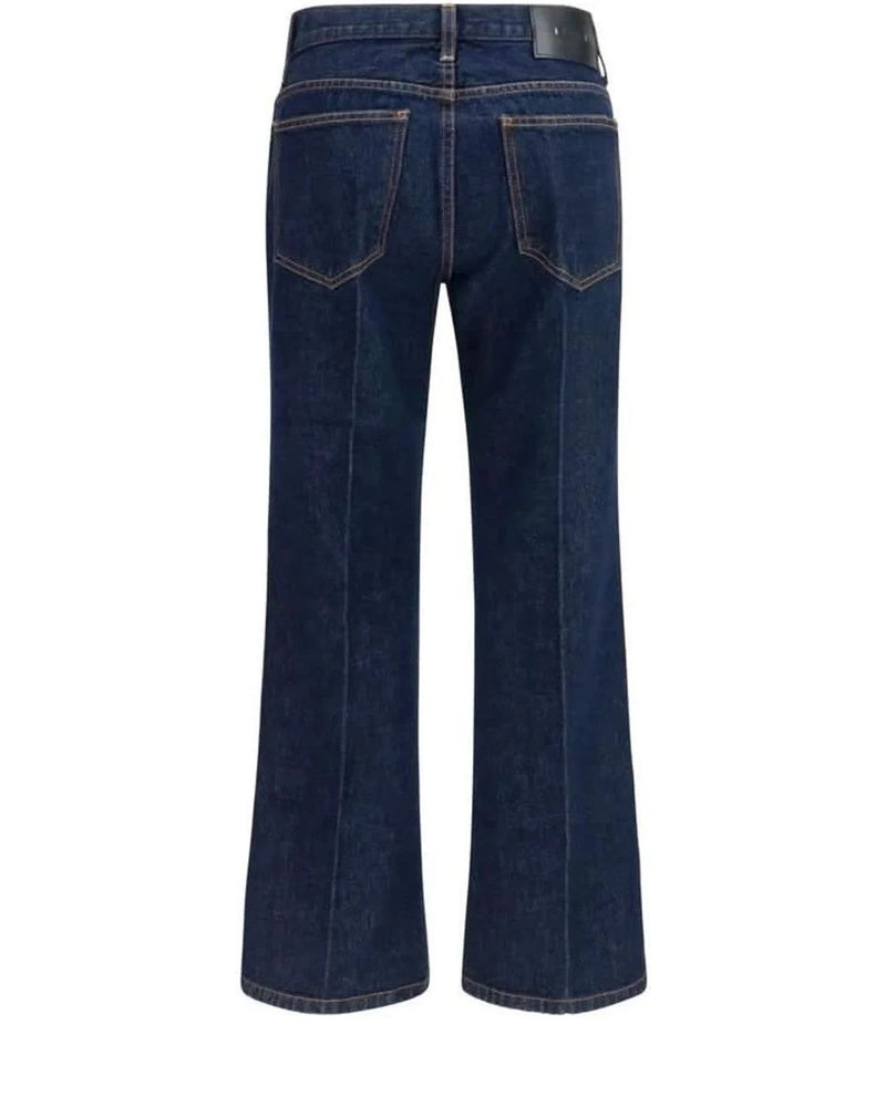 Khaite Jean in blue, Cotton — view 2