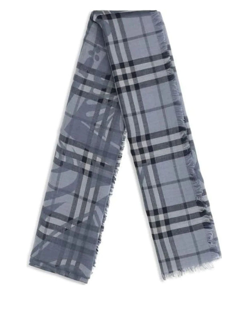 Burberry Scarves & Shawl in blue, Fleece Wool — view 2