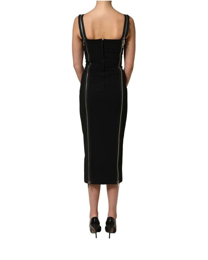 Dolce & Gabbana Dresse in black, Viscose — view 6