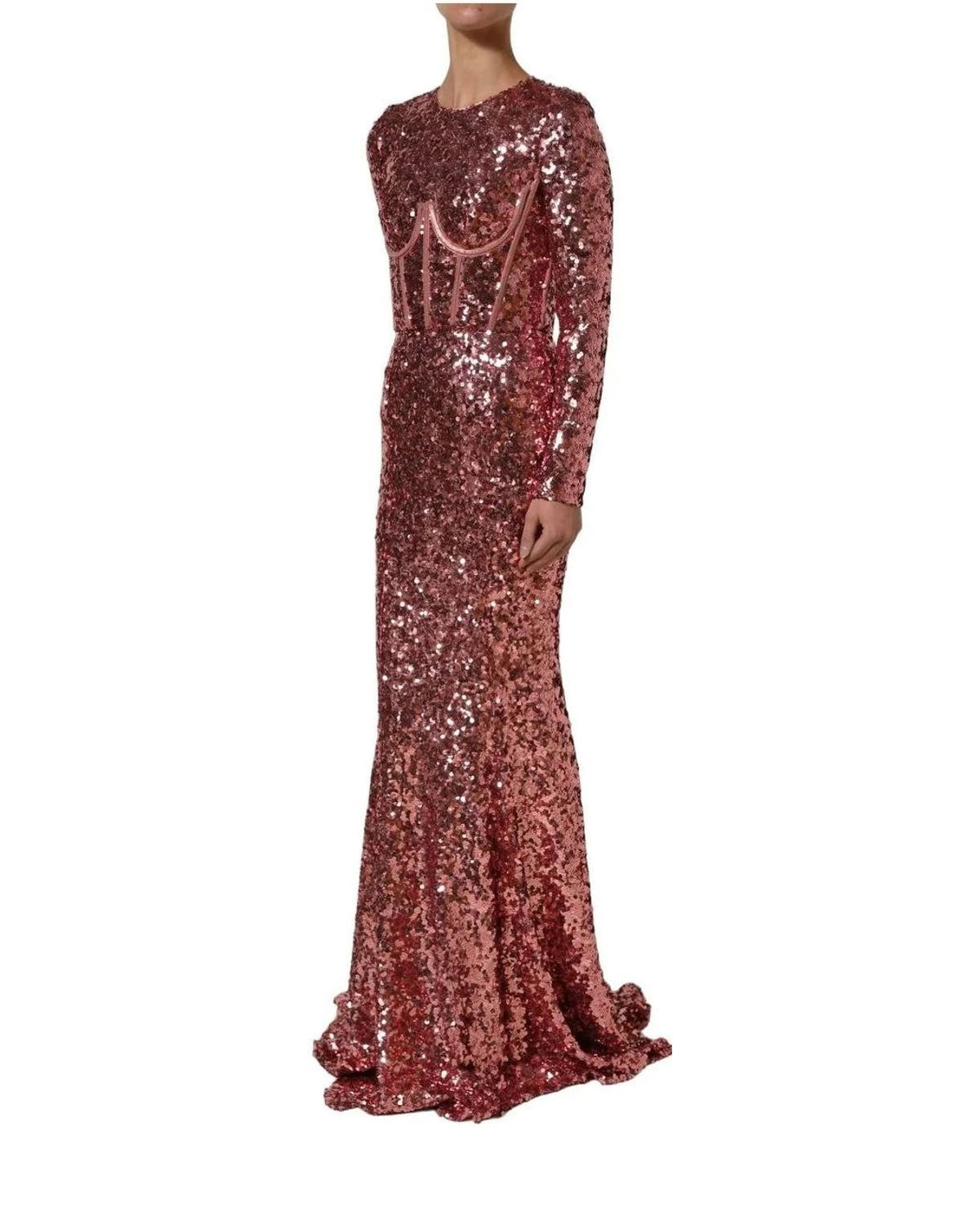 Dolce & Gabbana Dresse in pink, Silk — view 4