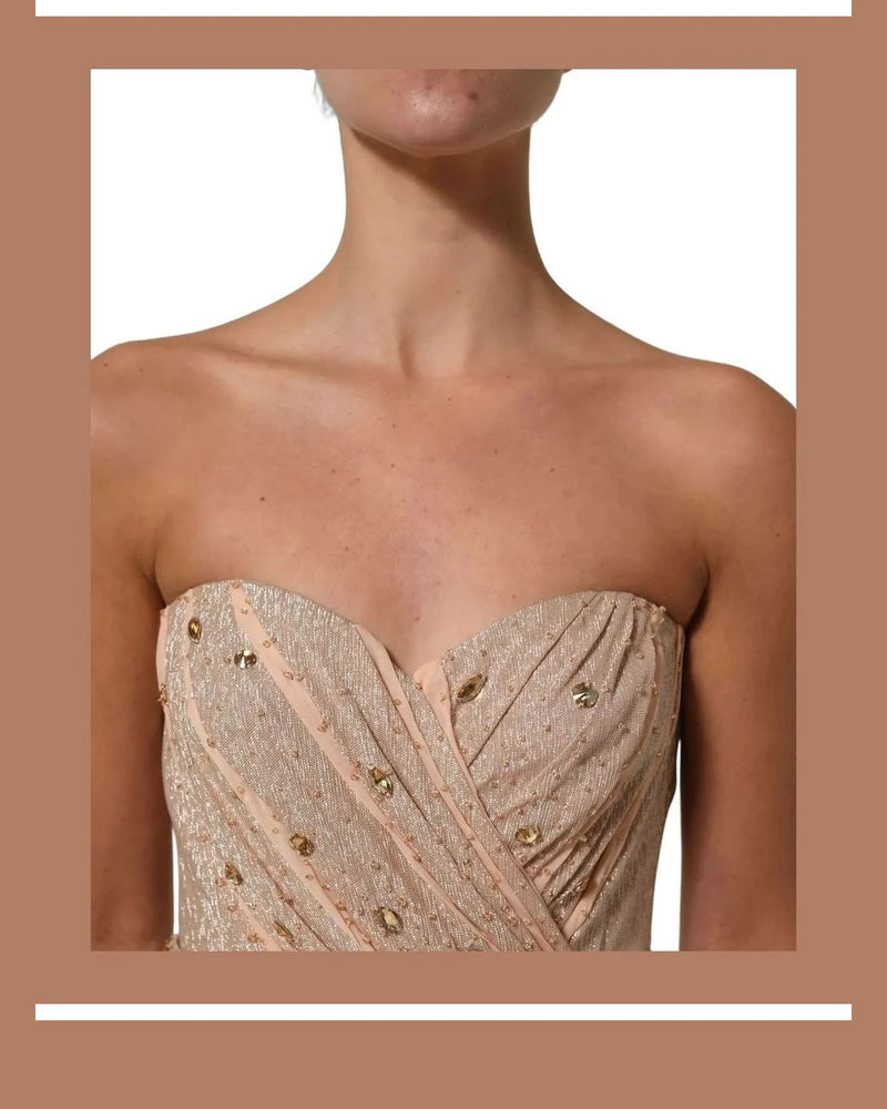 Dolce & Gabbana Dresse in beige, Silk — view 5