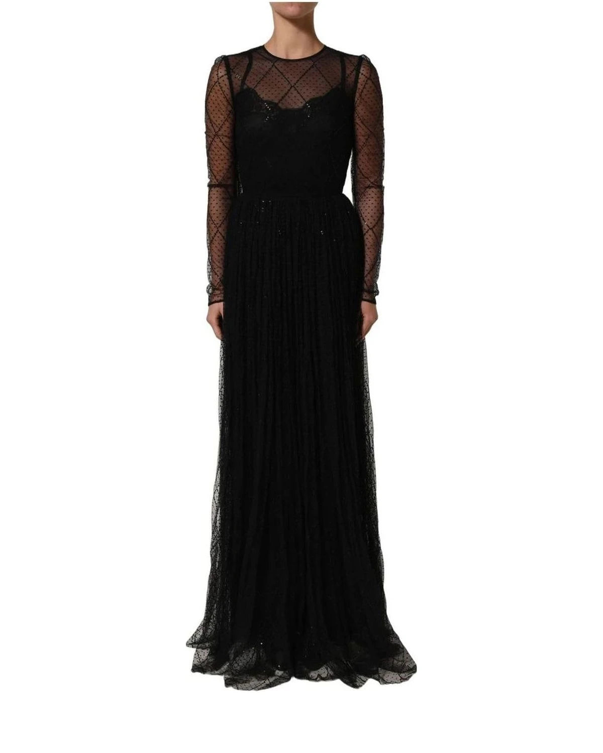 Dolce & Gabbana Dresse in black, Polyester Silk — view 3