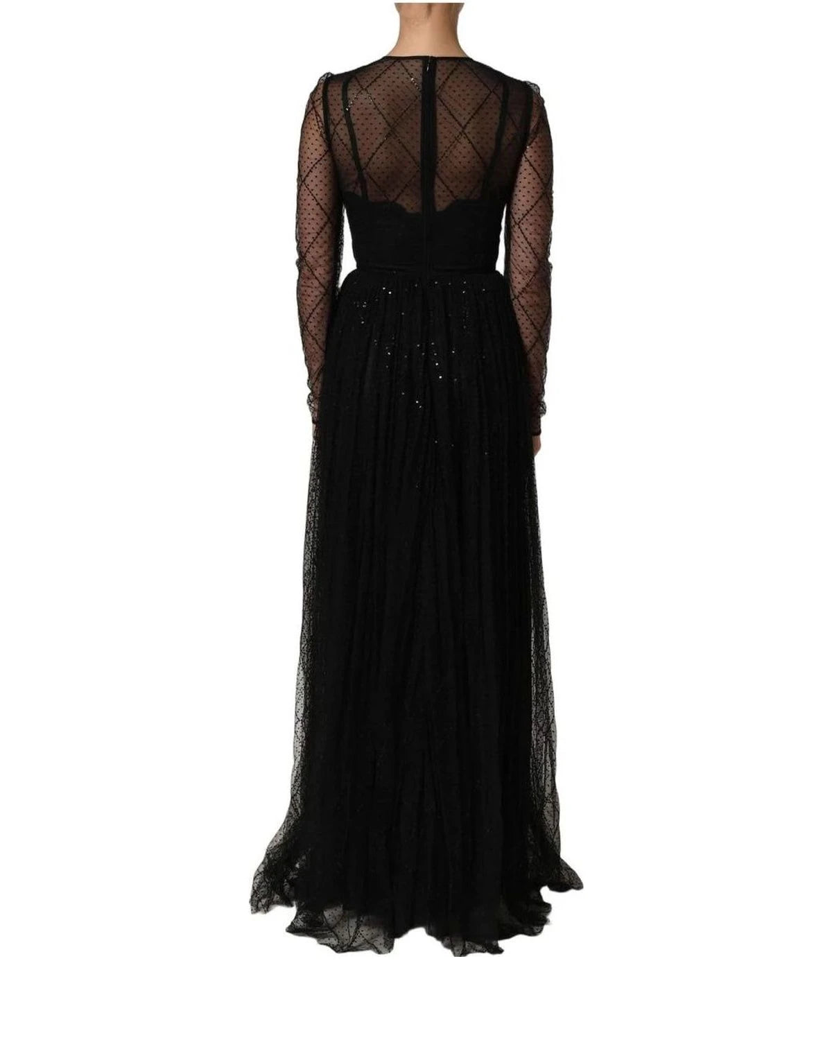 Dolce & Gabbana Dresse in black, Polyester Silk — view 6