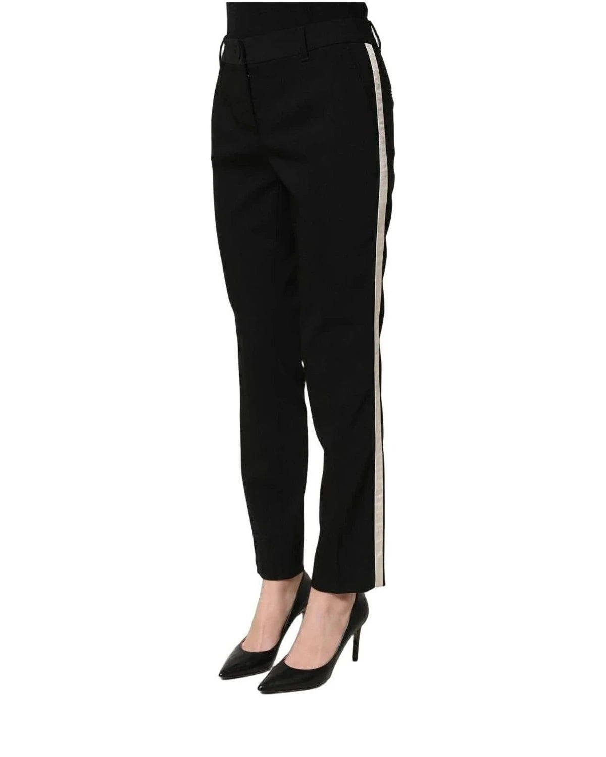 Dolce & Gabbana Trouser in black, Virgin Wool — view 4
