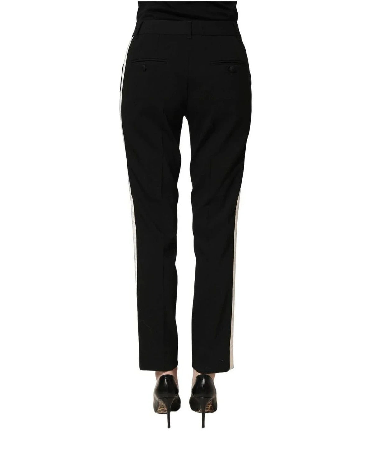 Dolce & Gabbana Trouser in black, Virgin Wool — view 5