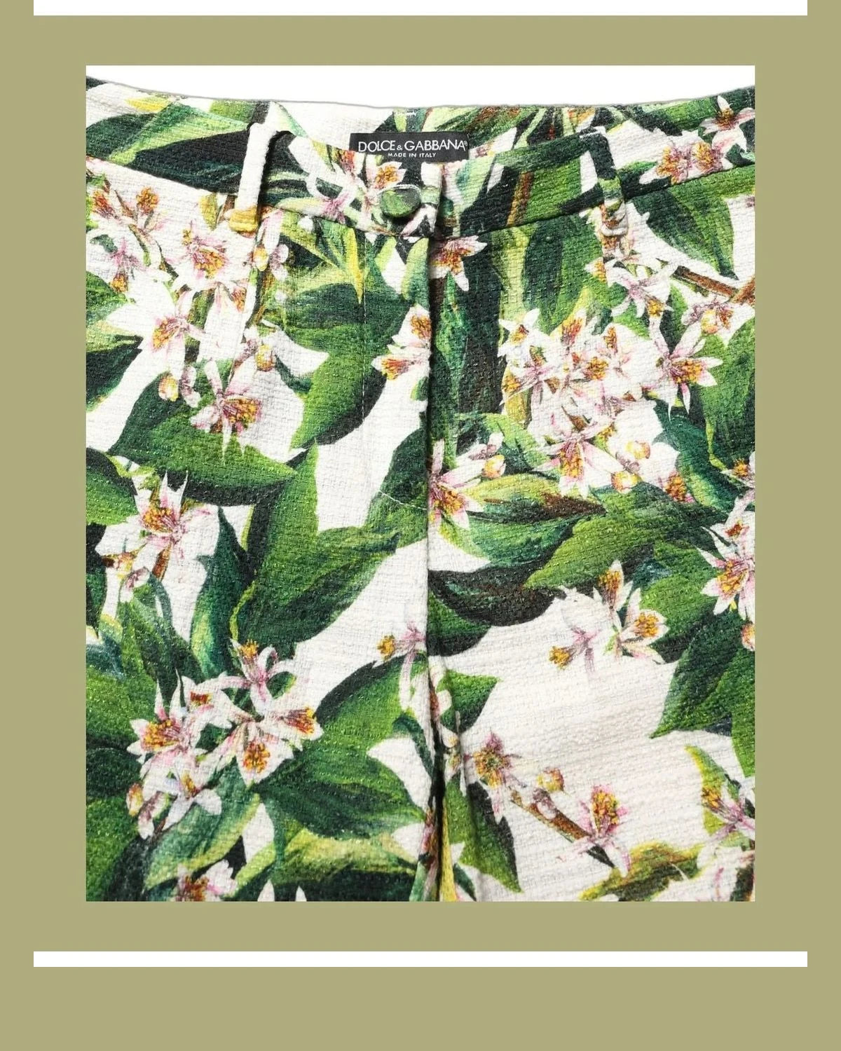 Dolce & Gabbana Trouser in white, Cotton