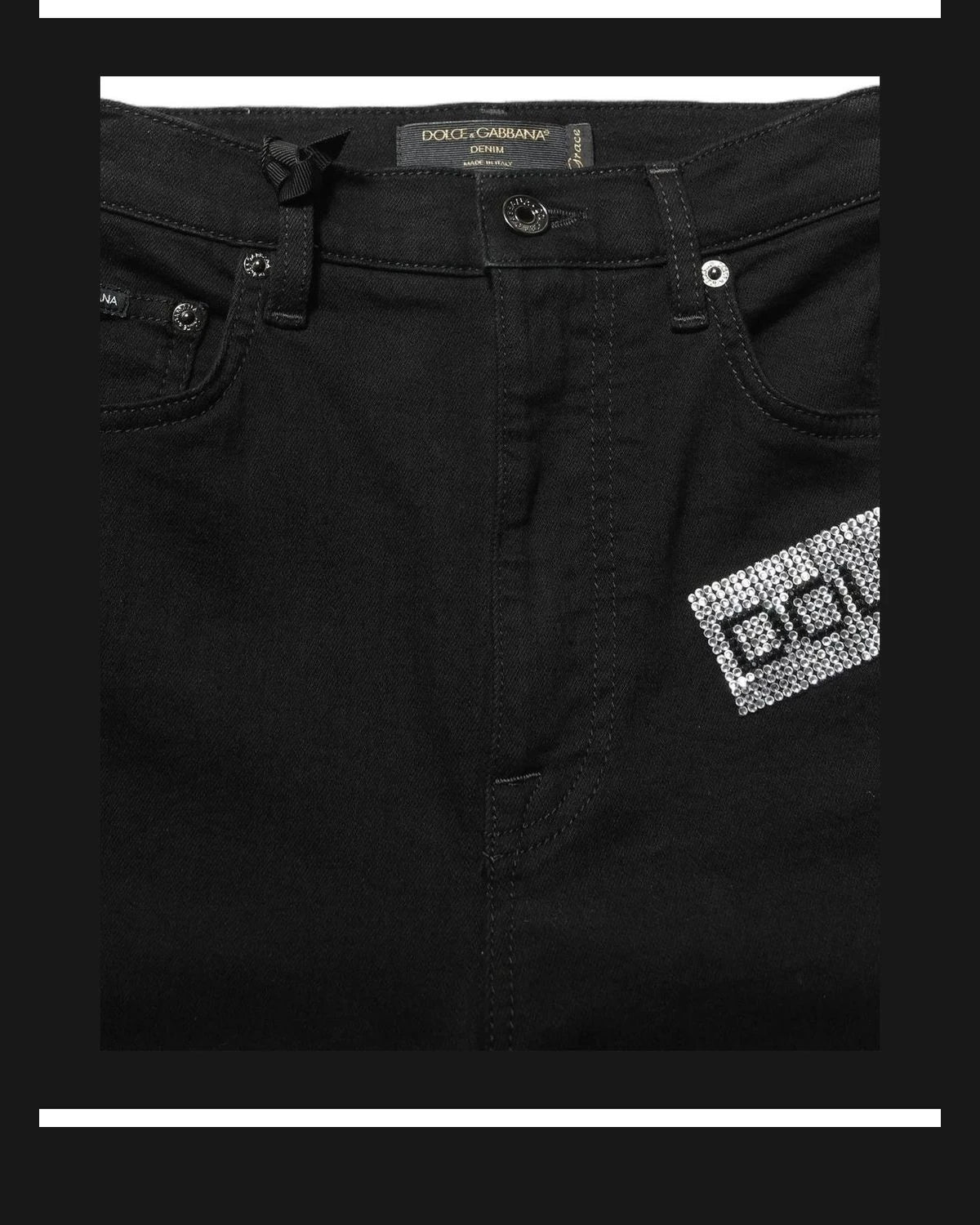 Dolce & Gabbana Jean in black, Cotton — view 6