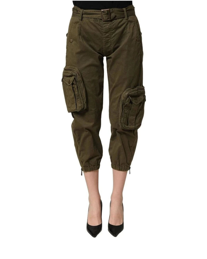 Dolce & Gabbana Cargo Pant in green, Cotton — view 5