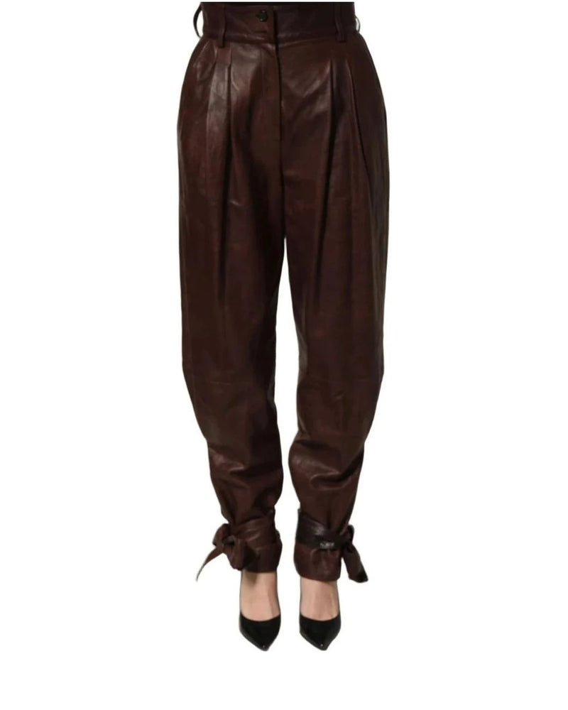 Dolce & Gabbana Trouser in brown, Polyester — view 2