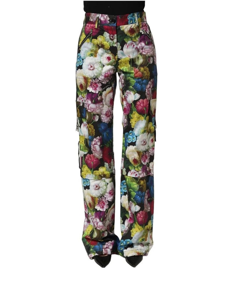 Dolce & Gabbana Palazzo Pant in black, Silk — view 2
