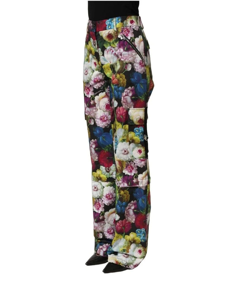 Dolce & Gabbana Palazzo Pant in black, Silk — view 4