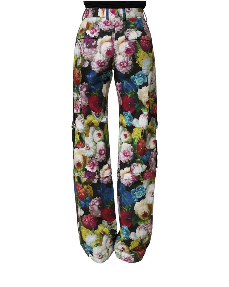 Dolce & Gabbana Palazzo Pant in black, Silk — view 5