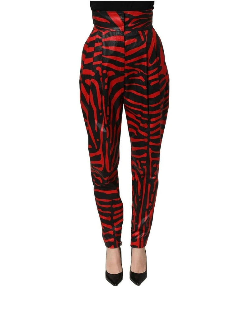 Dolce & Gabbana Palazzo Pant in red, Cotton — view 2