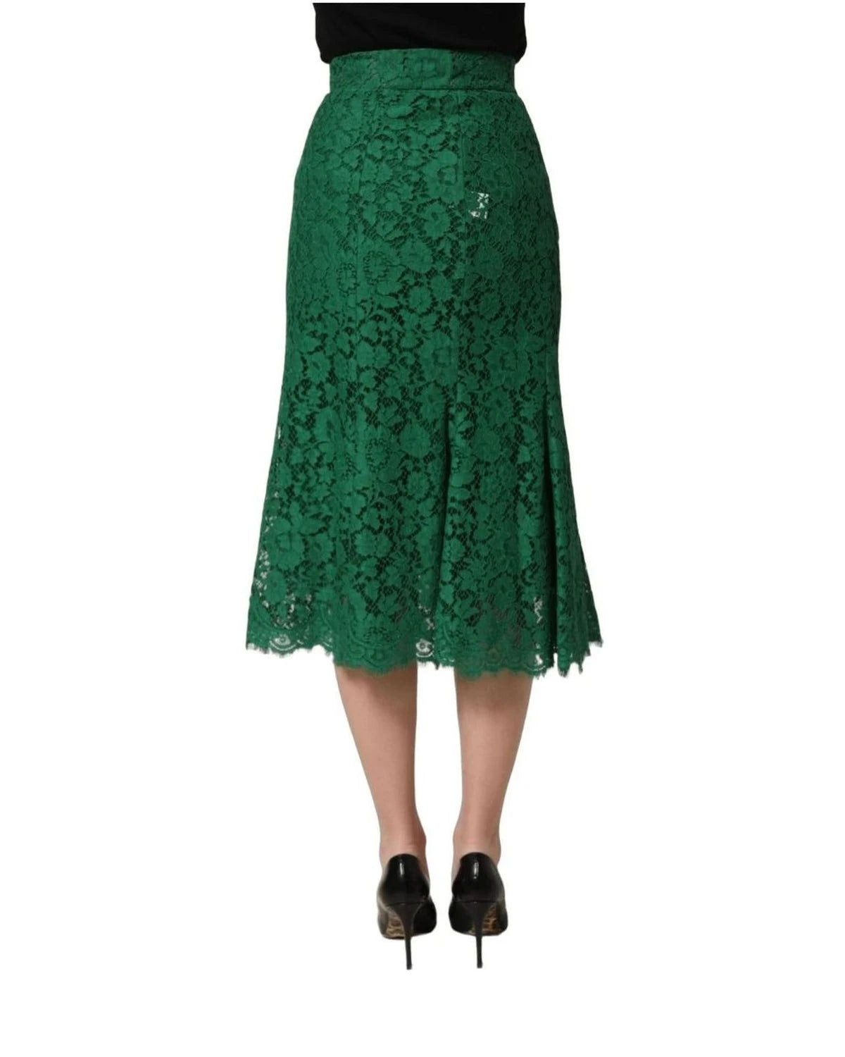 Dolce & Gabbana Skirt in green, Cotton — view 5