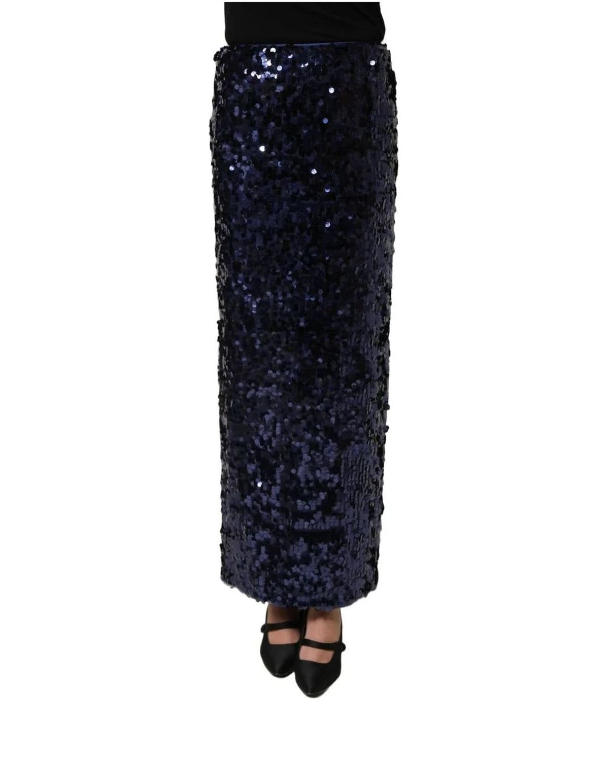 Dolce & Gabbana Skirt in blue, Silk — view 2