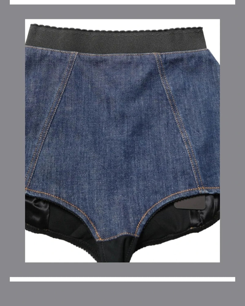 Dolce & Gabbana Denim Short in blue, Cotton Hook — view 5