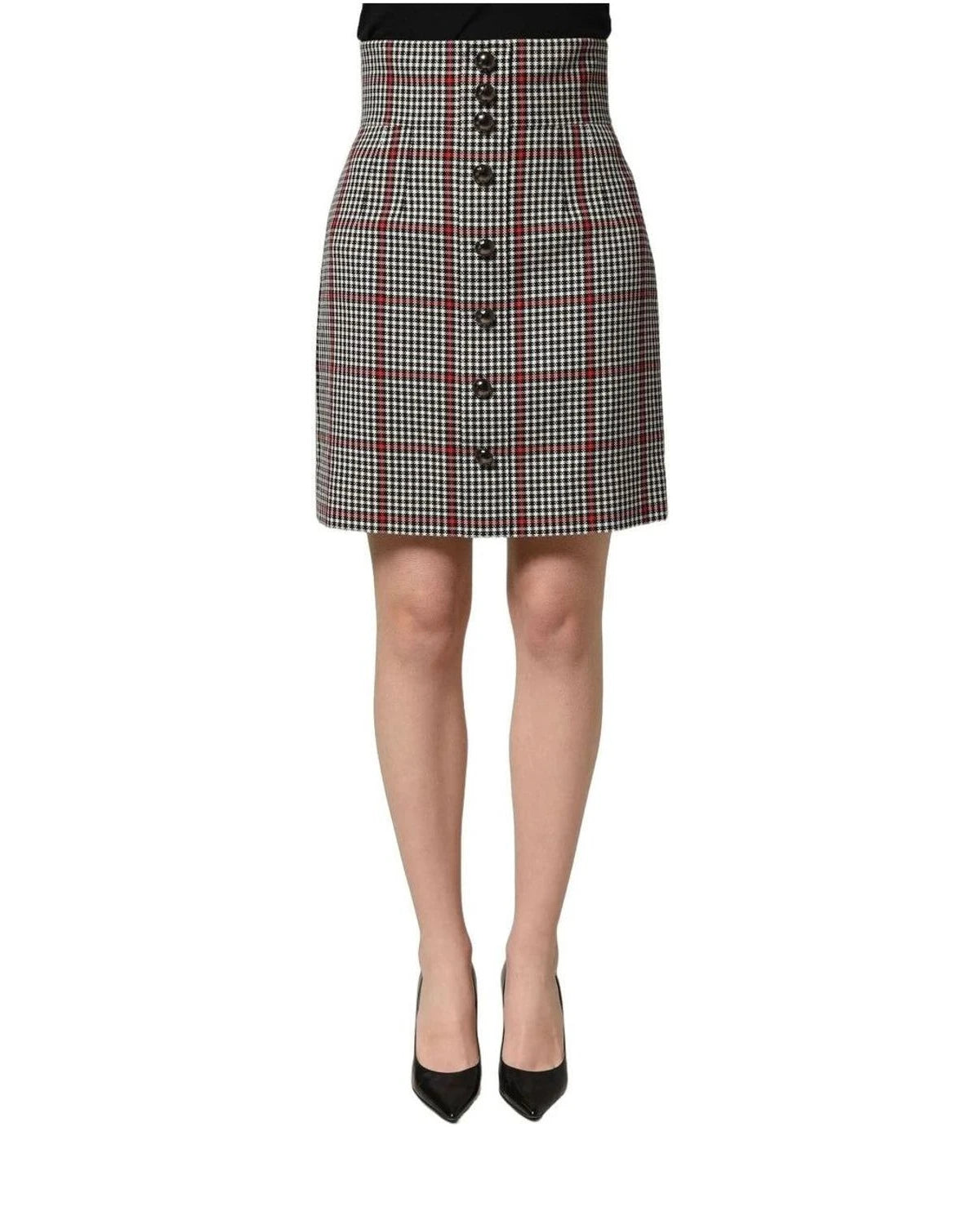 Dolce & Gabbana Skirt in gray, Silk — view 3
