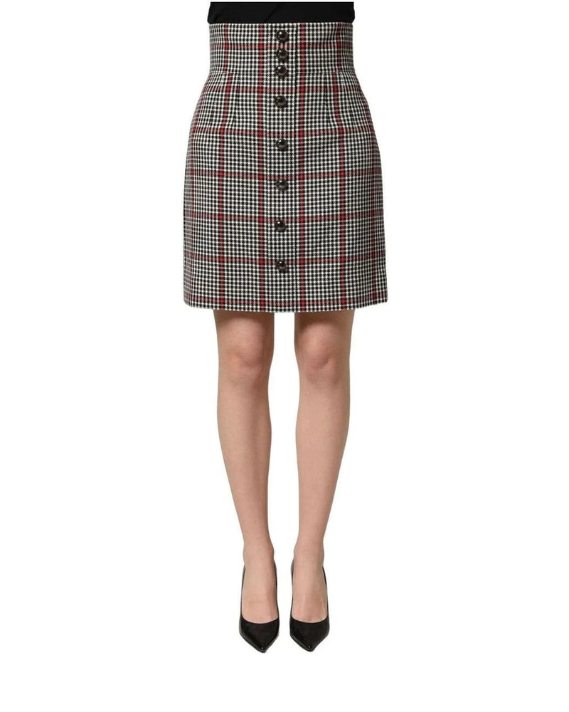 Dolce & Gabbana Skirt in gray, Silk — view 3