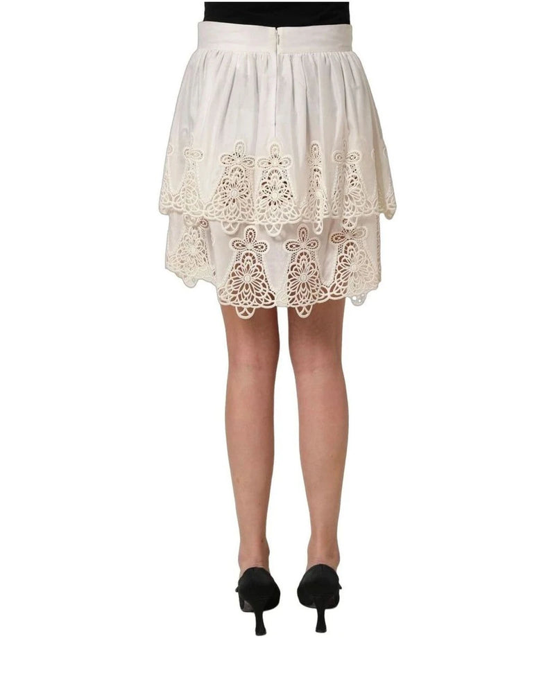 Dolce & Gabbana Skirt in white, Cotton — view 5