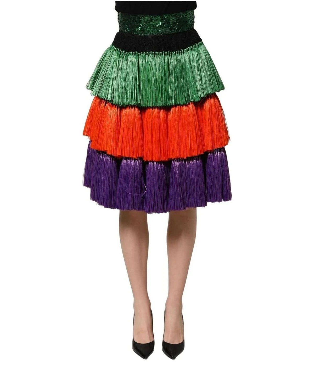 Dolce & Gabbana Skirt in multicolor, Silk — view 2