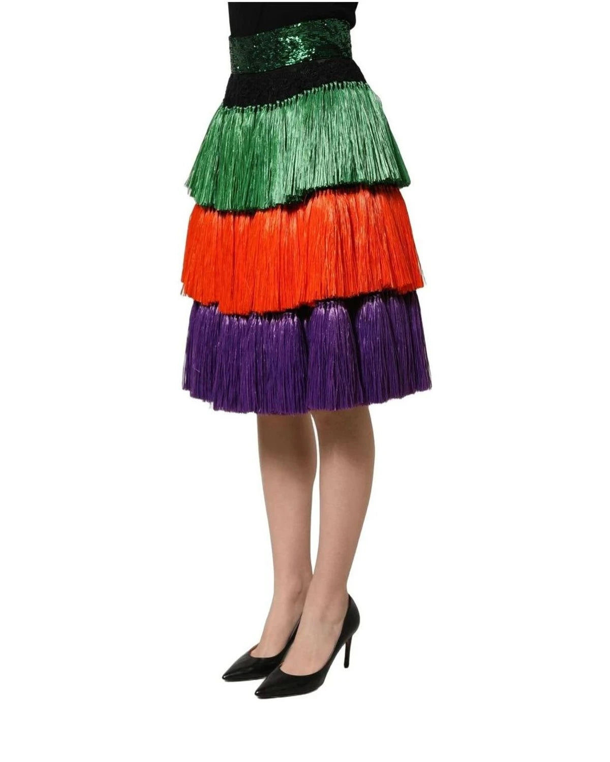 Dolce & Gabbana Skirt in multicolor, Silk — view 3