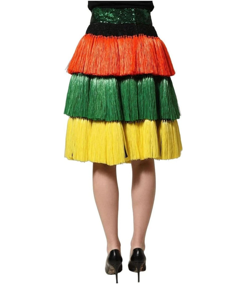 Dolce & Gabbana Skirt in multicolor, Silk — view 2
