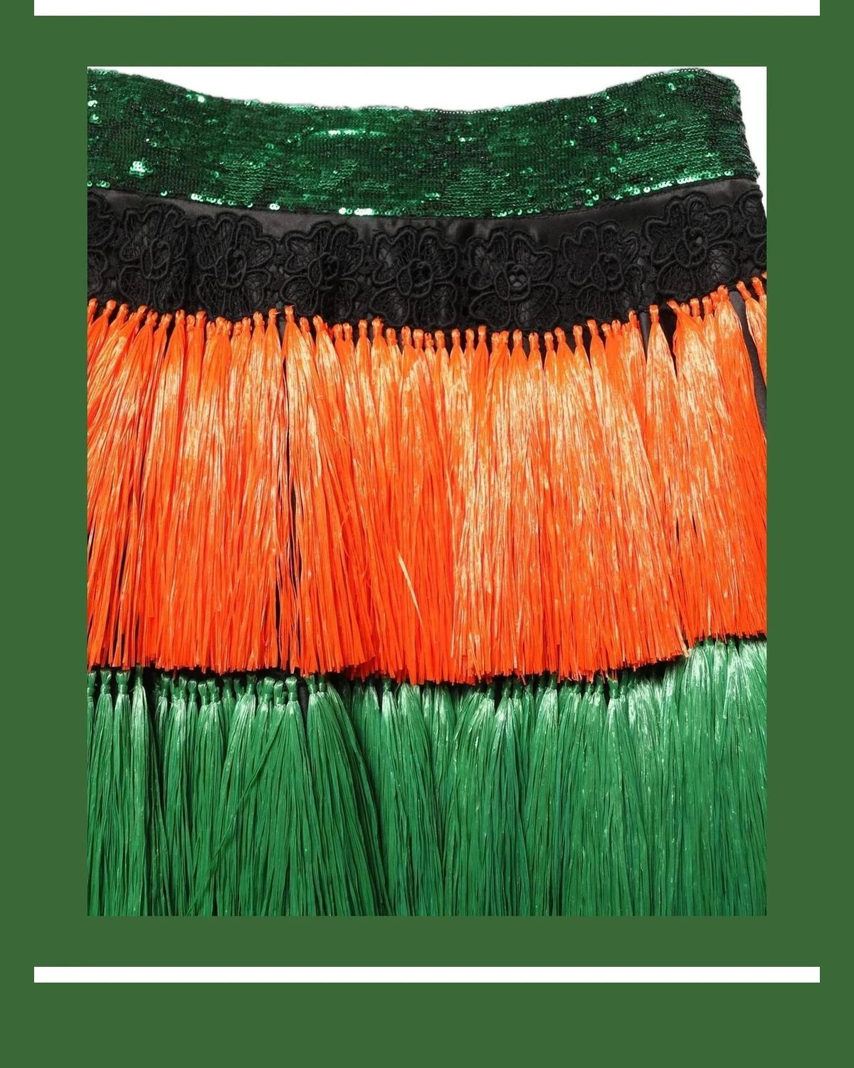 Dolce & Gabbana Skirt in multicolor, Silk — view 3