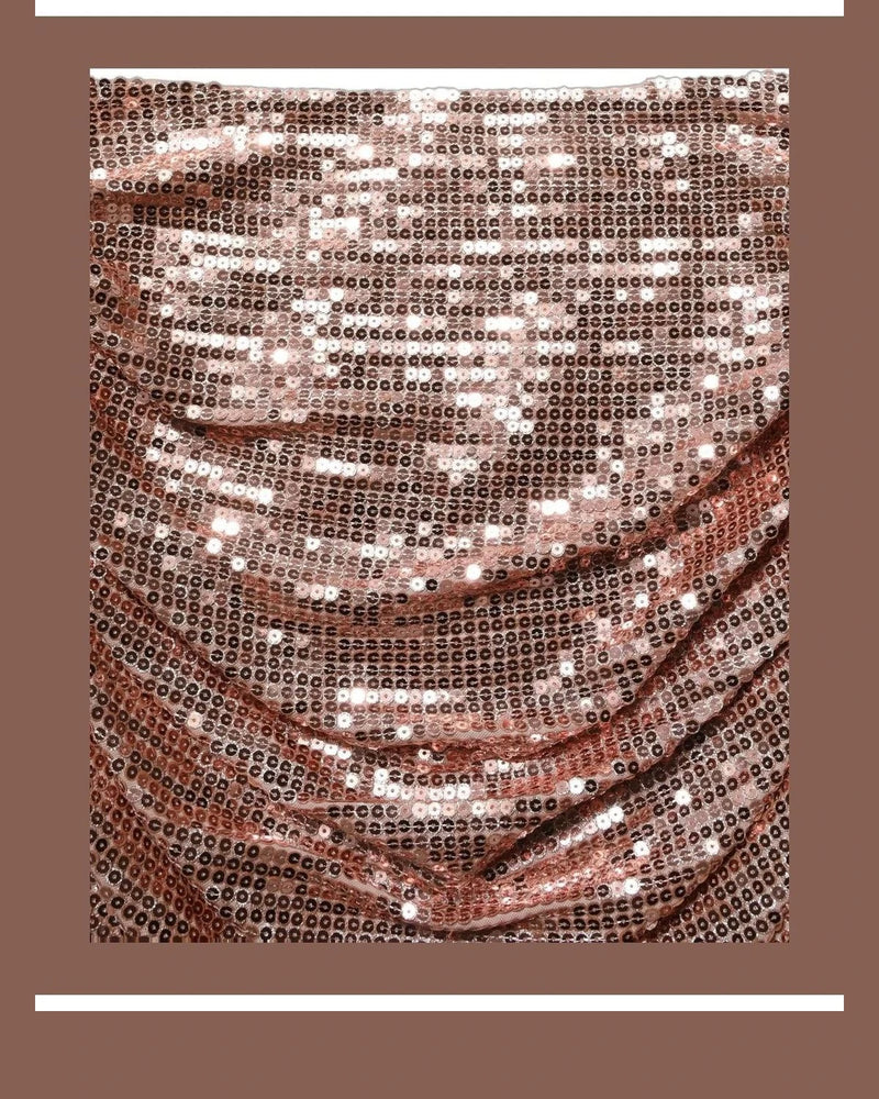 Dolce & Gabbana Skirt in rose gold, Silk
