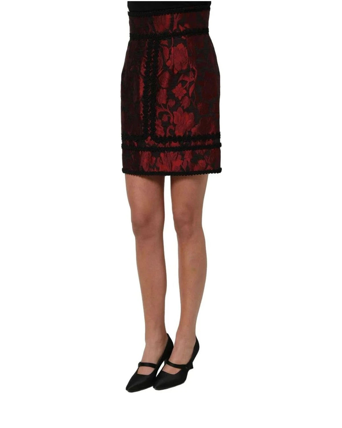 Dolce & Gabbana Skirt in red, Acetate — view 4