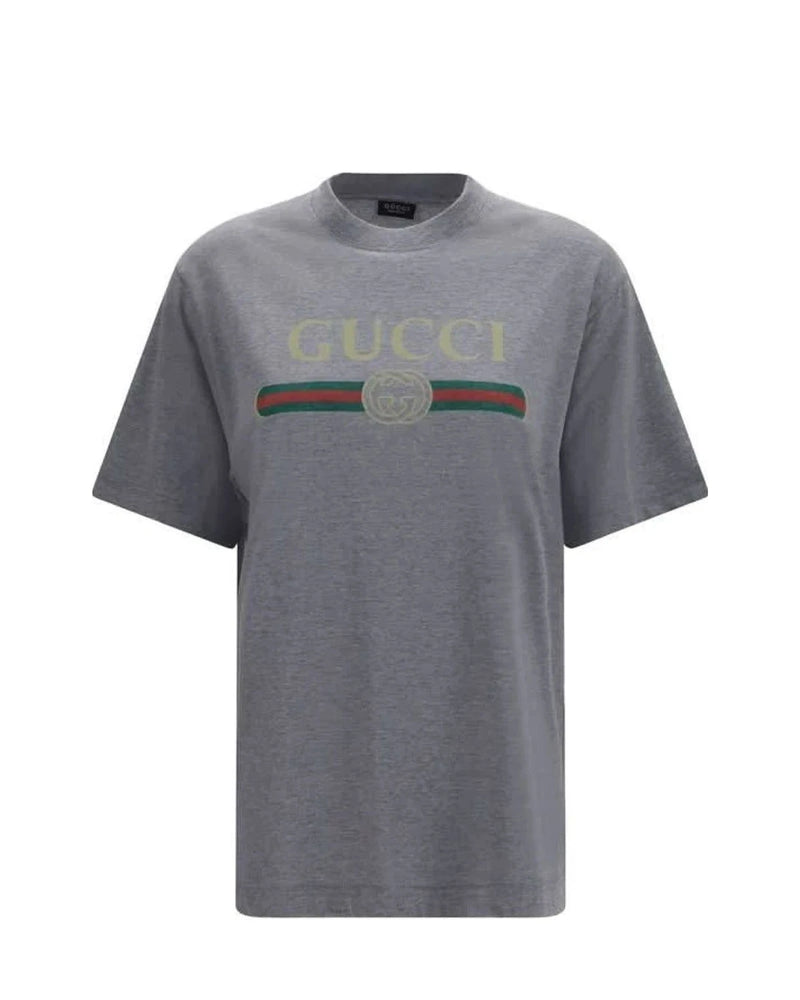 Gucci T-Shirt in gray, Cotton