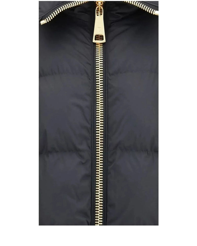 Balmain Puffer Jacket in black, Viscose — view 3