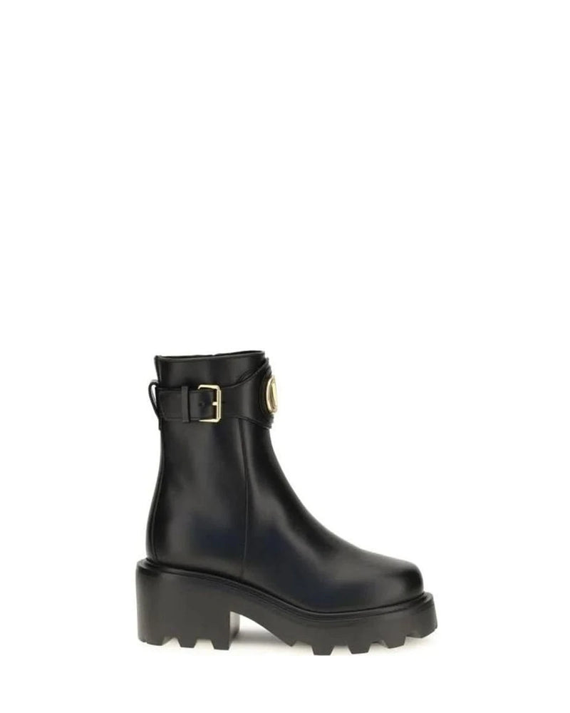 Valentino Garavani Black Ankle Boots 