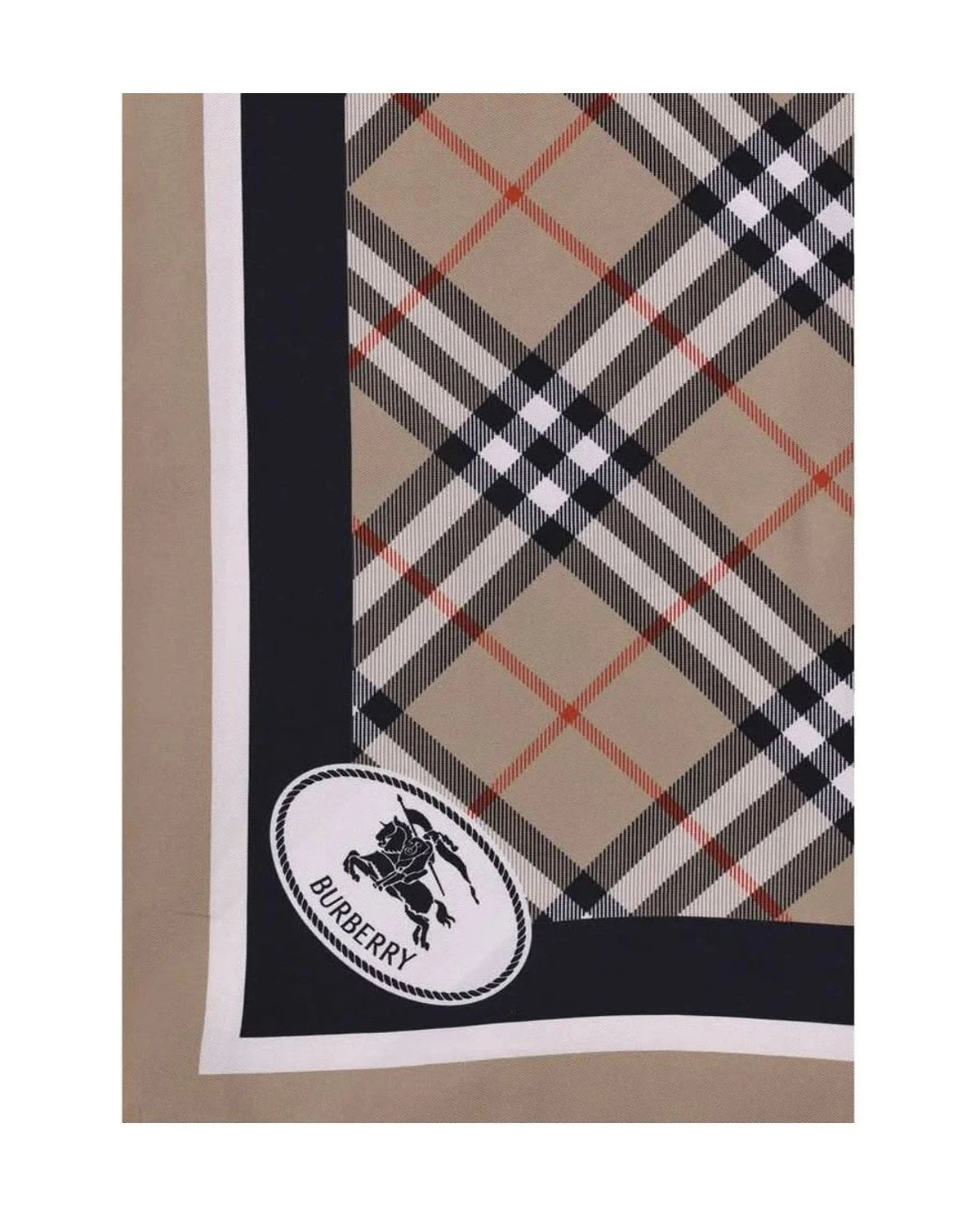 Burberry Scarves & Shawl in beige, Silk — view 3