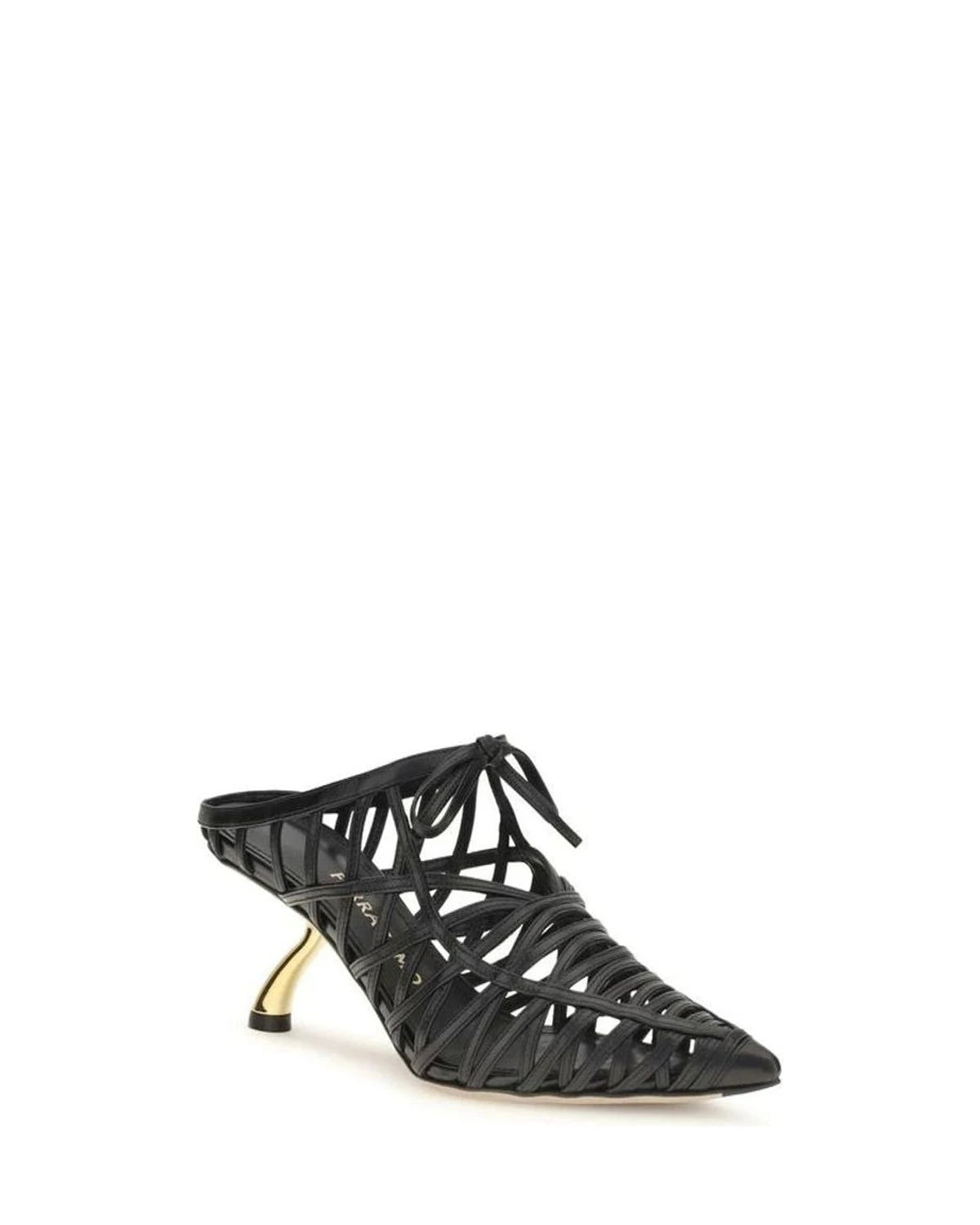 Ferragamo Black Mules 