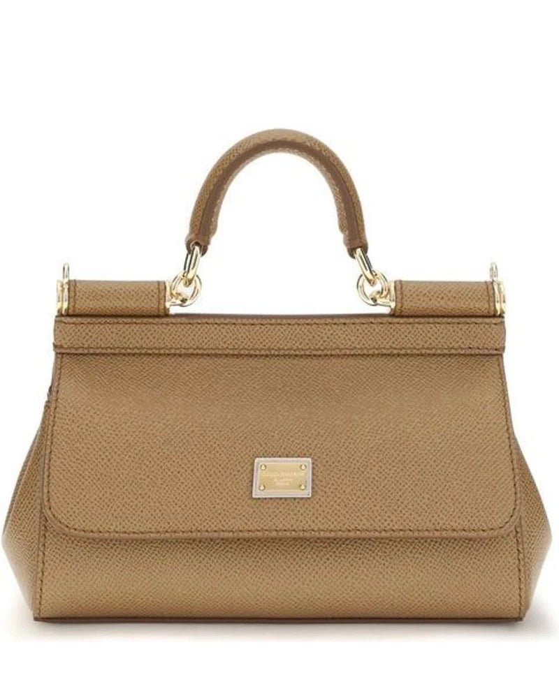Dolce & Gabbana Beige Satchel Bag 