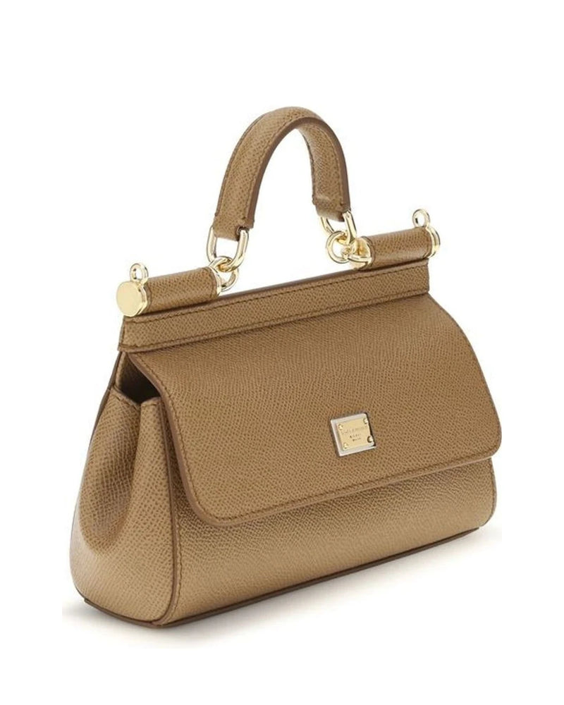 Dolce & Gabbana Beige Satchel Bag 