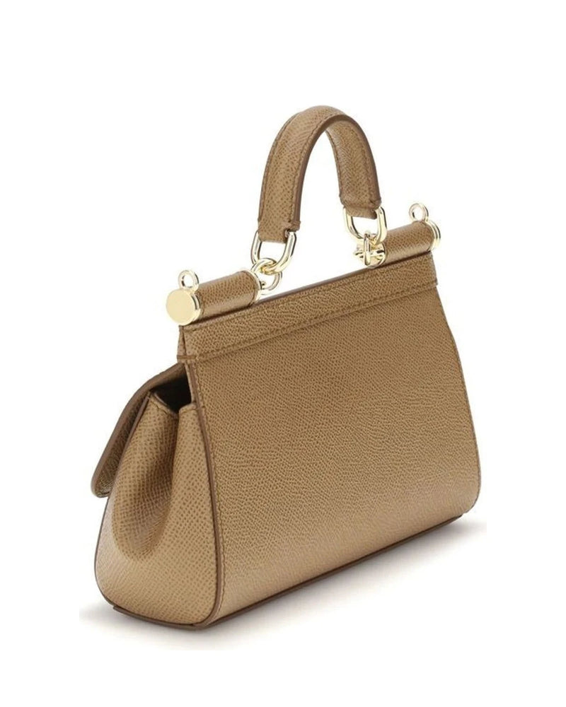 Dolce & Gabbana Beige Satchel Bag 