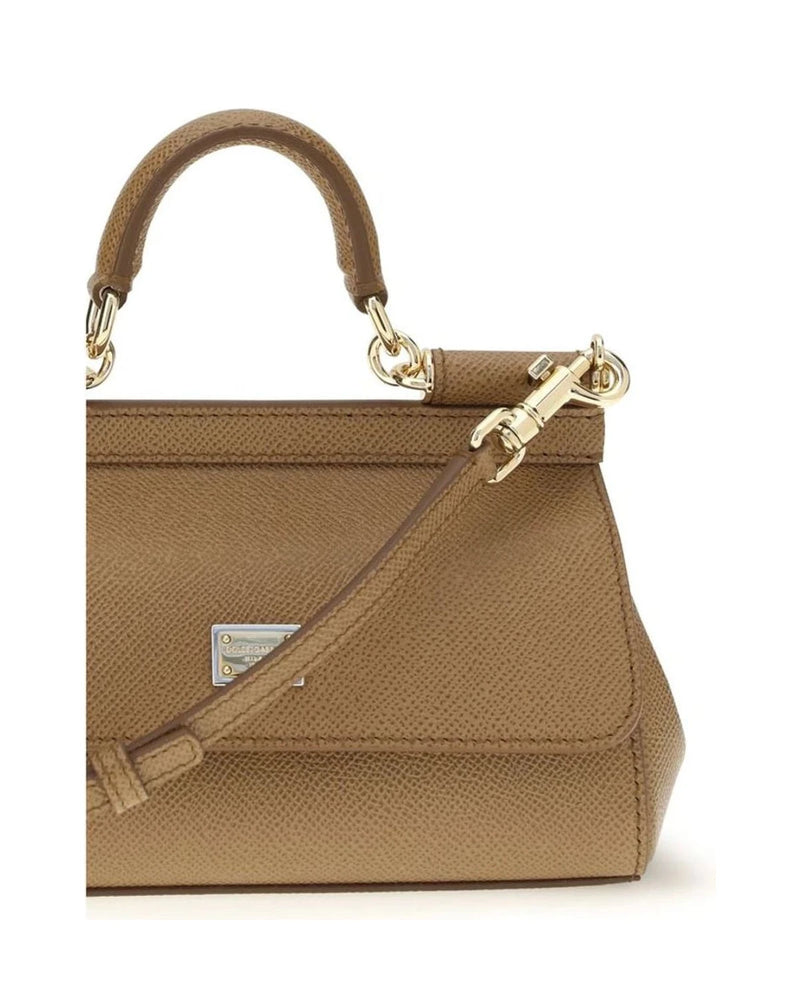 Dolce & Gabbana Beige Satchel Bag 