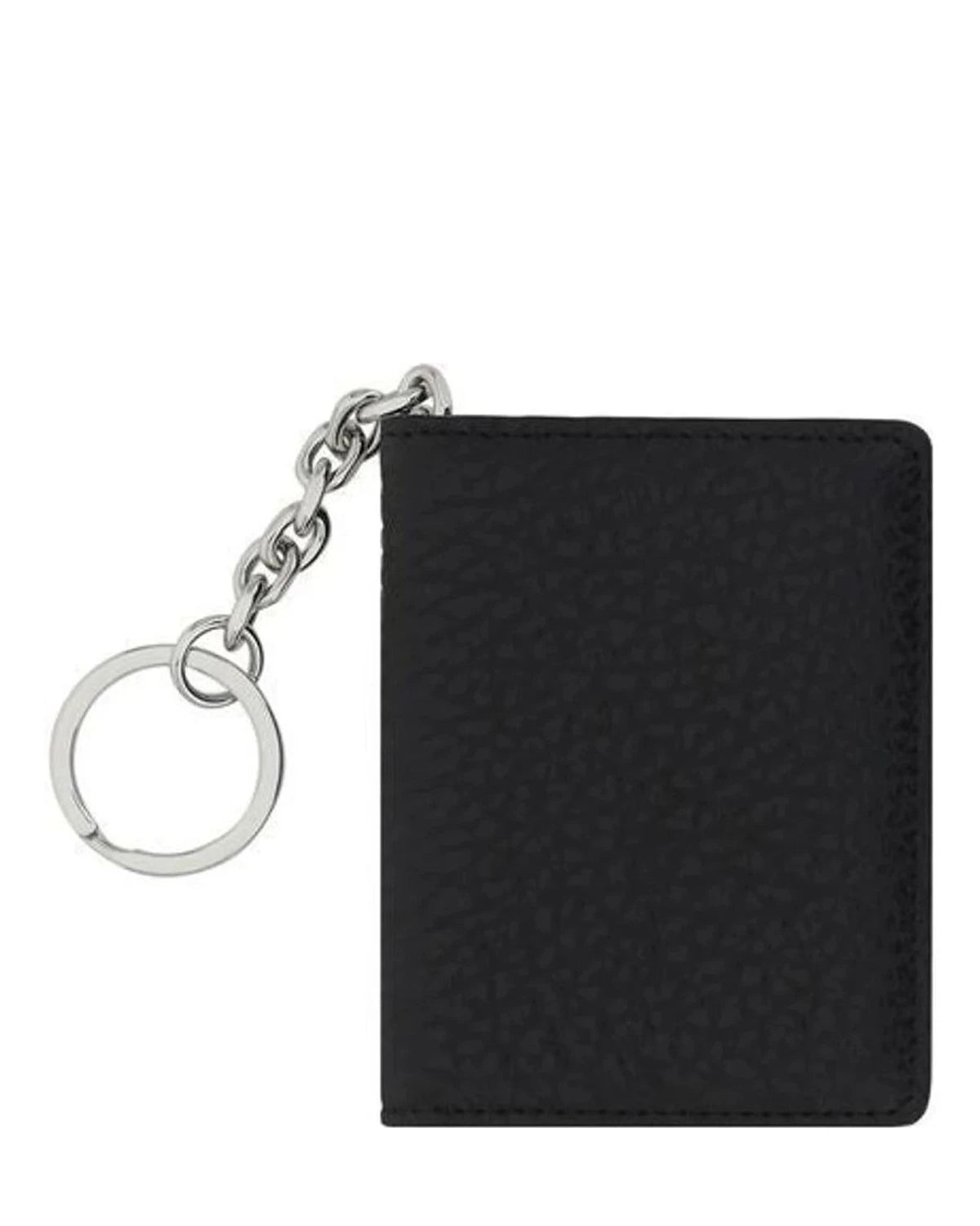 Maison Margiela Keychain in black, Calf Leather