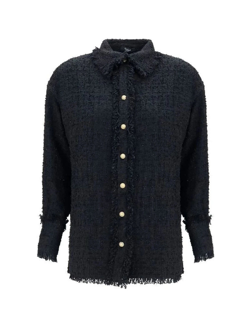 Balmain Blouse in black, Polyamide