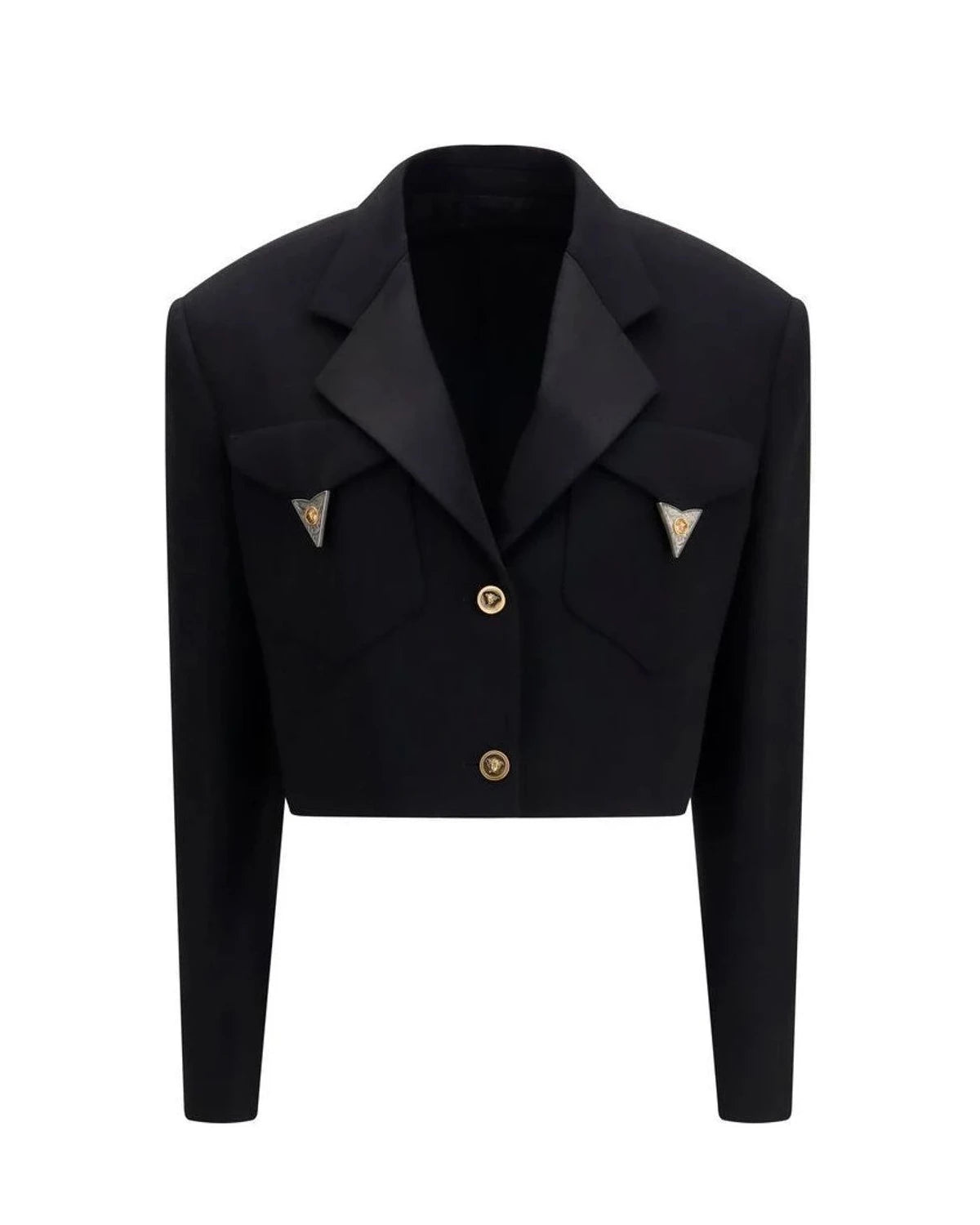 Versace Blazer in black, Merino Wool