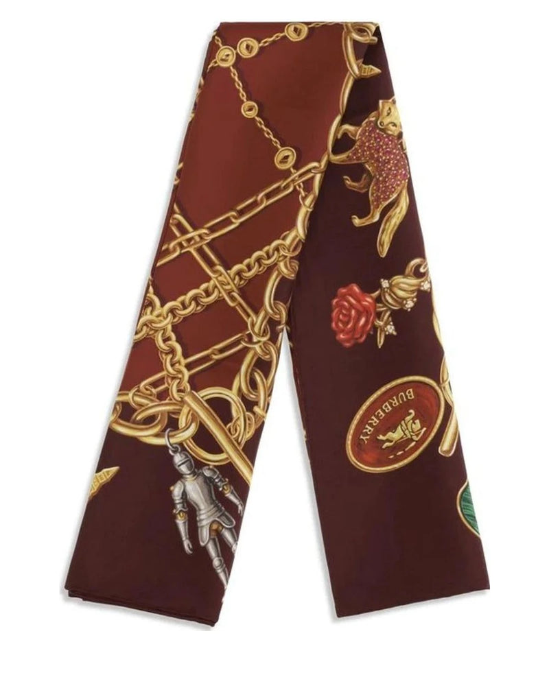 Burberry Scarves & Shawl in red, Silk — view 2