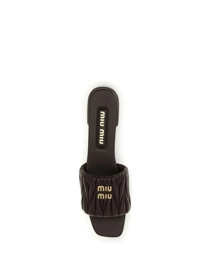 Miu Miu Brown Sandals 