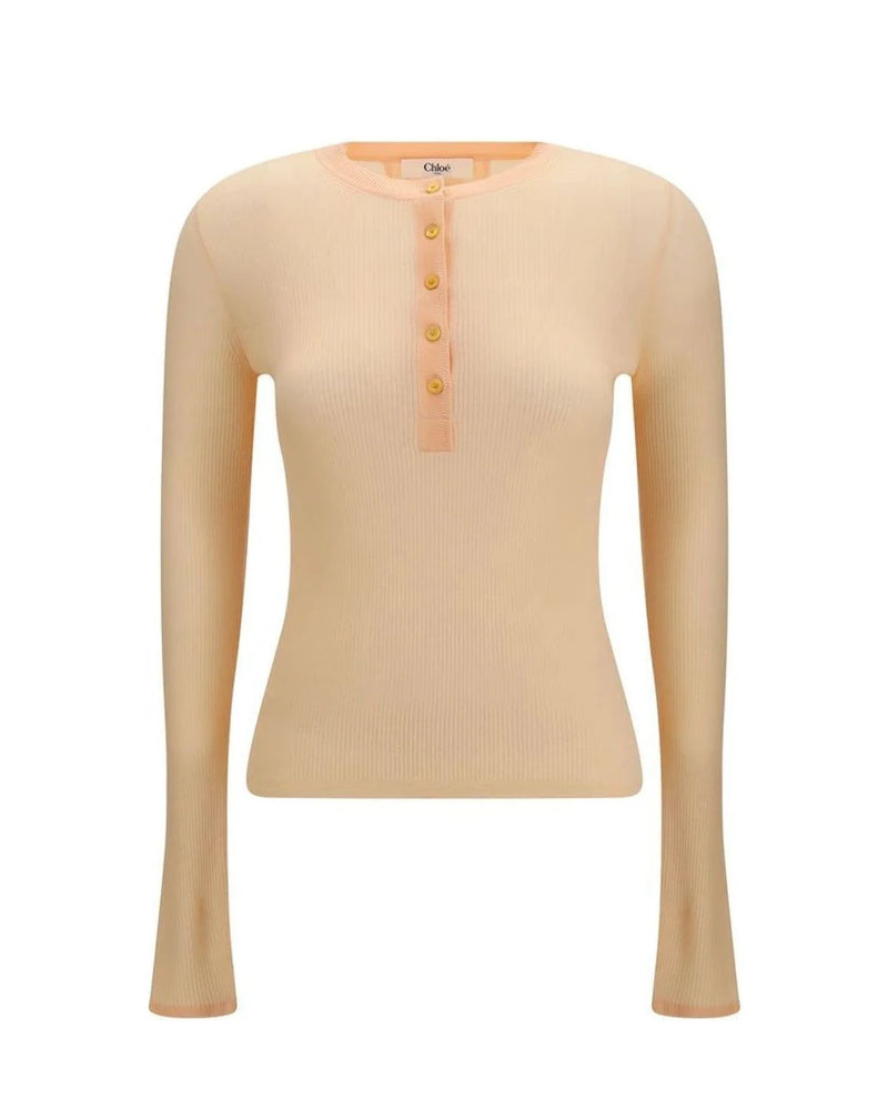 Chloé Sweater in orange, Wool