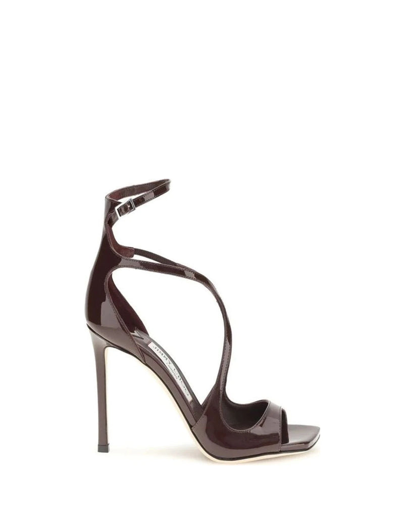Jimmy Choo Brown Stiletto Sandals 