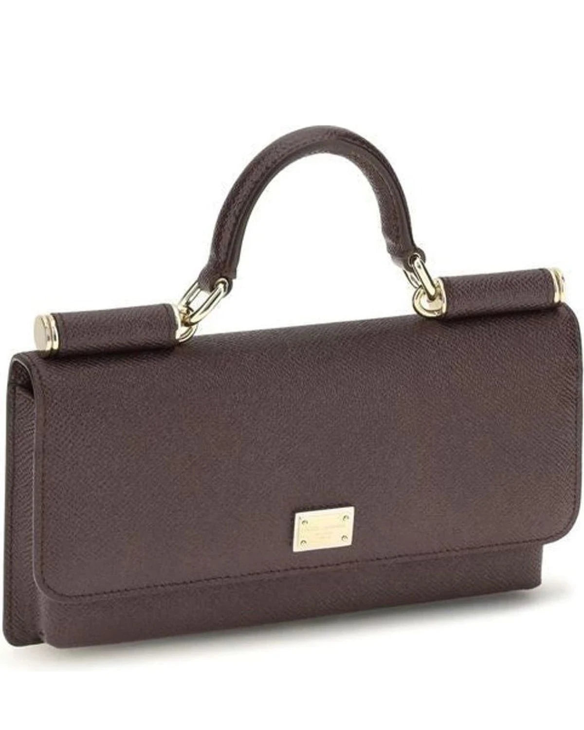 Dolce & Gabbana Brown Satchel Bag 