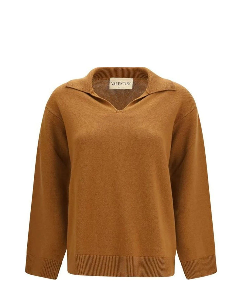 Valentino Garavani Sweater in brown, Kashmir